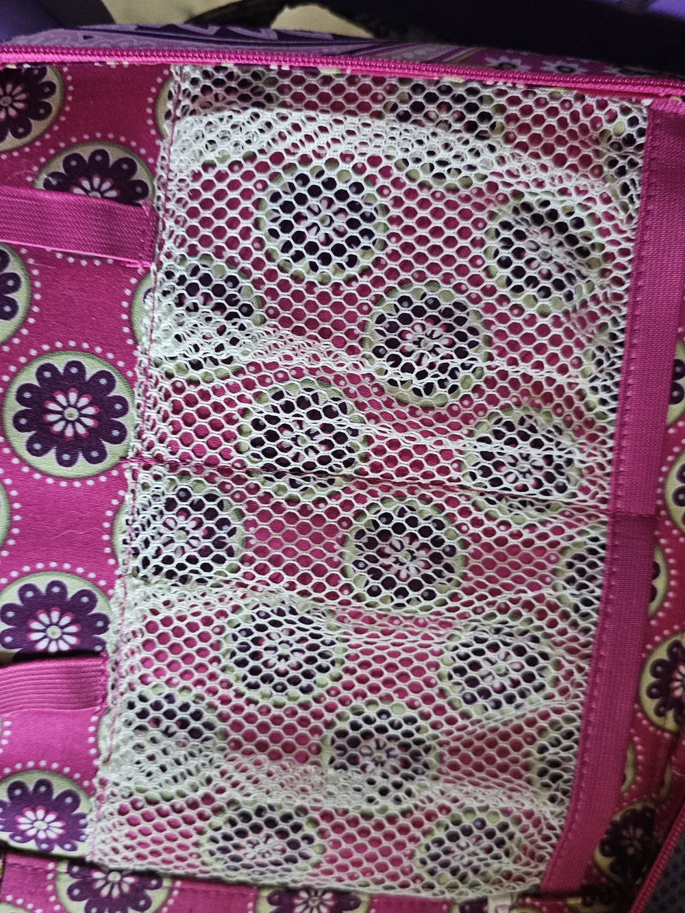 Vera Bradley Pink Paisley Quilted Tote
